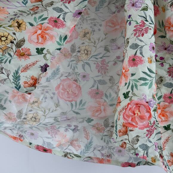 PQ PILYQ SWIM Sarong One Size Amanda Stanton Little Tassel Floral Beach Swim NWT - Picture 11 of 13